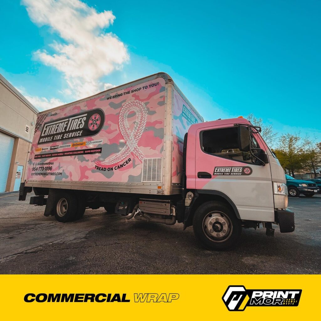 Printmor-Portfolio-Image-Extreme-Tires-Mobile-Tire-Service-Box-Truck-Commercial-Wrap